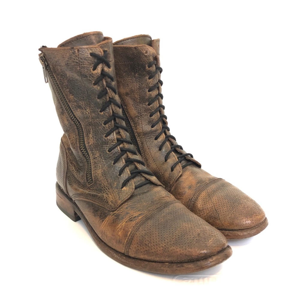 Bed Stu Cobbler Series Moto Boots Size 7.5